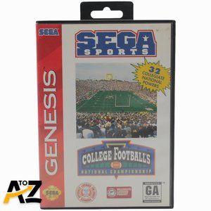 College Football's National Championship (Sega Genesis, 1994) Includes Game Cart